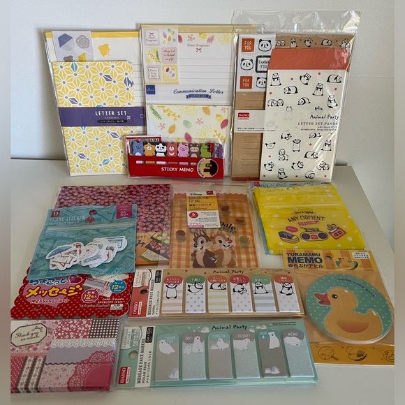 Kawaii Cute Stationary Set - Picture 1 of 15